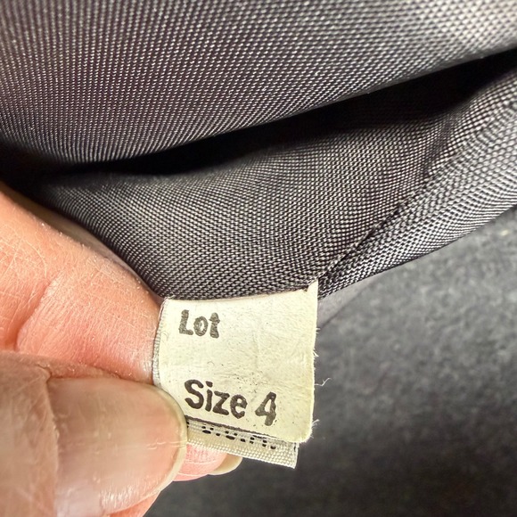 Christian Dior Womens Loro Piana Lambswool Peacoat Charcoal Gray Size 4 Luxury - Picture 5 of 16